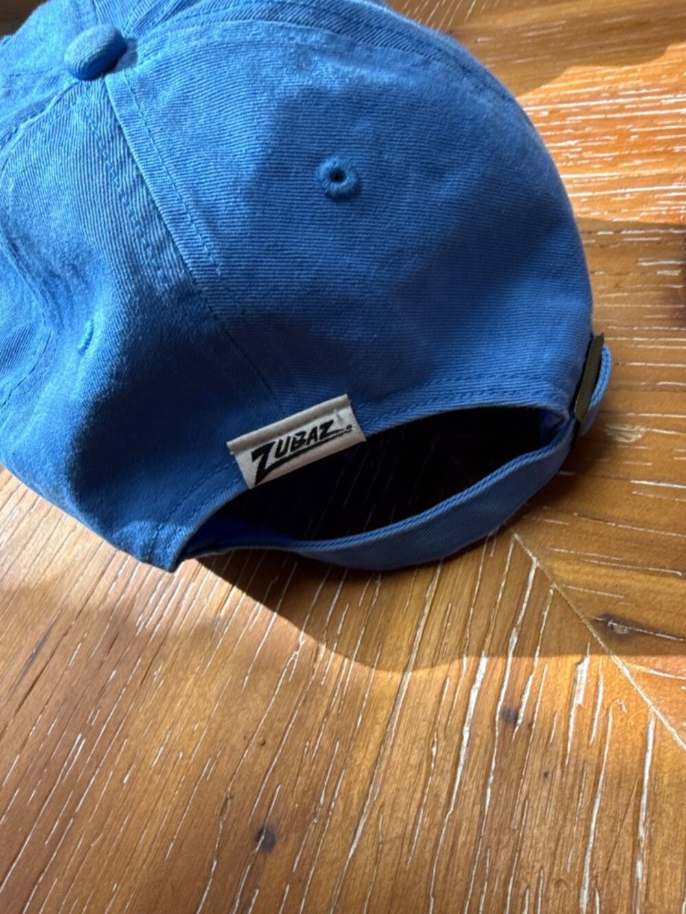 Houston Oilers Adjustable Blue Baseball Cap By 47 With Red & White Stripe Brim D - Picture 3 of 5